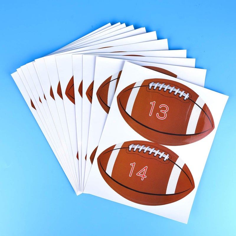FEPITO Pin The Football Game for Kids, Birthday Party Game with 24 Pcs Football Stickers for Party Decorations - Image 3